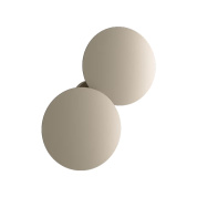 настенный двойной светильник с песочными плафонами