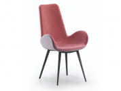 Dalia Мягкий тканевый стул с высокой спинкой и подлокотниками Midj PID343515