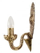 Ornate 2 Light Shield Wall Sconce бра FOS Lighting CarvingCandle-WL2