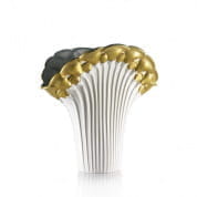 Poppy vase - white & gold ваза, Villari