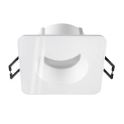 монтажное квадратное кольцо стеклянное белое