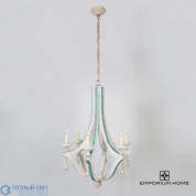 Cabochon Chandelier-Turquoise Global Views люстра