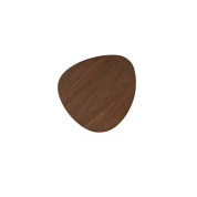 уличный настенно-потолочный светильник тёмного оттенка с плавными линиями