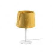 64316-36 Faro SAMBA White/ribbon yellow mini table lamp настольная лампа белый