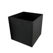 настенный светильник кубической формы из чёрного металла с верхним и нижним светом