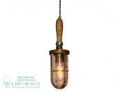 TROUBLE LAMP LIGHT FITTING A Подвесной светильник ручной работы прямого света Mullan Lighting MLP224ANTBRSCL