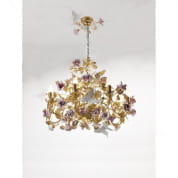 Alice's dream chandelier - 8 lights - gold & pink люстра, Villari