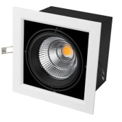 026499 Arlight Светильник CL-KARDAN-S190x190-25W Day4000 (WH-BK, 30 deg)