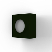настенный светильник кубической формы зеленого цвета