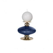 Diva audrey small candle holder - sapphire подсвечник, Villari