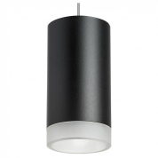 подвесной светильник цилиндрический черного цвета