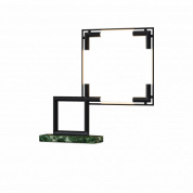 настольный светильник геометрической формы в минималистичном дизайне