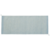 44518 Muuto Ply Ковер из переработанного полиэстера, светло-голубой, 80x200 см