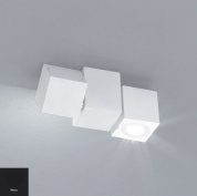 Rubic Icone Накладной потолочный или настенный светильник Beam, Cube, Rectangular, Square черный i-c-0312