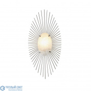 Quartz Radial Burst Electrified Wall Sconce-Silver-HW Global Views бра