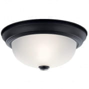 11.25" 2 Light Flush Mount Black потолочный светильник 8111BK Kichler