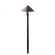 Fundamentals 2700K LED Path Light Textured Architectural Bronze светильник-столбик для дорожек 16120AZT27 Kichler