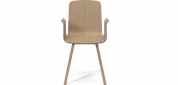 Palm veneered dining chair with armrest Bolia кресло