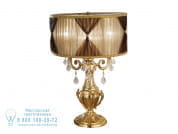 Windsor Настольная лампа French Gold с кристаллами Schoeler Possoni Illuminazione 888/L3-SH/P