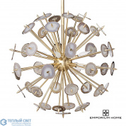 Agate Burst Chandelier-Satin Brass Global Views люстра