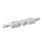 соединительный элемент белого цвета для однофазной трековой системы Unity