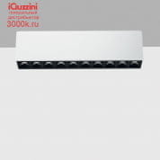 Q881 Laser Blade XS iGuzzini Ceiling-mounted LB XS Linear HC - 10 cells - Flood beam - remote driver