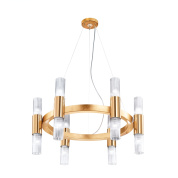 Kolarz Giro 6010.81230 люстра сусальное золото ø73cm мин. высота 3.9cm макс. высота 186cm 12 ламп e14