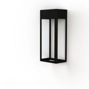 уличный настенный светильник прямоугольной формы чёрного цвета