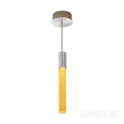 Kolarz Mobile murano 5340.30150.A подвесной светильник хром mobile murano янтарь ширина 13cm мин. высота 33cm макс. высота 170cm 1 лампа cветодиодная лампа с регулировкой яркост