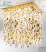 Kolarz PRISMA 1314.18.3.P1.KpTGn потолочный светильник золото 24 карата длина 40cm ширина 40cm высота 40cm 8 ламп g9