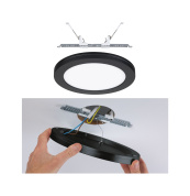 встраиваемая светодиодная панель круглая бежевая