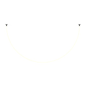 подвесной светильник с дугообразным корпусом черного цвета