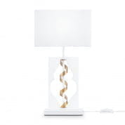 Настольная лампа Intreccio Maytoni белый с золотом-белый ARM010-11-W