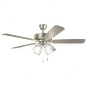 52" Basics Pro Premier Fan Brushed Nickel люстра-вентилятор 330016NIS Kichler