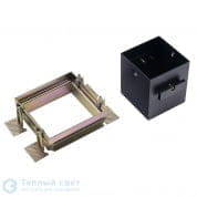 115351 SLV AIXLIGHT PRO 50, 1 FRAMELESS корпус безрамочный для 1-го светильника MODULE, черный