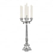 109231 Candle Holder Jefferson silver lacq finish подсвечник Eichholtz