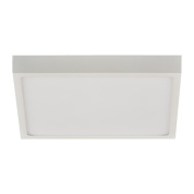 потолочный светильник квадратный, белый корпус