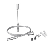 набор подвесов для установки светодиодной ленты серебристого цвета