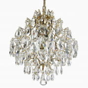 Crystal Chandelier in Polished Brass with Crystals люстра Gustavian 504002202