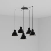 64255-112-5L Faro VENICE 5L Black pendant lamp  черный