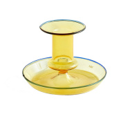 декоративный подсвечник из цветного стекла