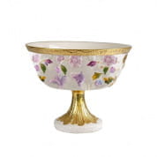 Taormina multicolor & gold footed fruit bowl 0007102-354 чаша, Villari