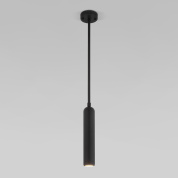 подвесной светильник с узким цилиндрическим металлическим корпусом