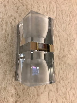 Настенный светильник Fabbian в прозрачном стекле