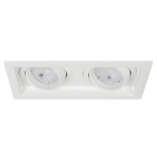 057761 Arlight Светильник MS-VORTEX-BUILT-S170x90-2x12W Warm3000 (WH-WH, 40 deg, 230V)
