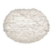 абажур из белых перьев диаметром 65 см