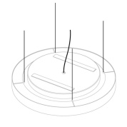 набор подвесов для установки потолочного светильника