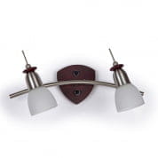 2 Light Wenge Finished Arc Spot Wall Light бра FOS Lighting 008-SL2