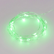 декоративная светодиодная гирлянда на тонкой проволоке