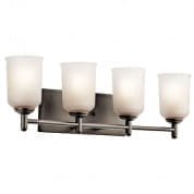 Shailene 4 Light Vanity Light Olde Bronze настенный светильник 45575OZ Kichler